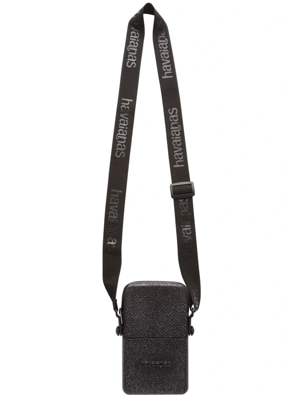 Havaianas Street Bag in Black Glitter